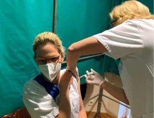 107 Mitarbeiter:innen wurden kürzlich in der OsteMed Klinik Bremervörde geimpft.  Foto: eb