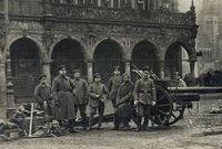 Ein Exempel wollte Gustav Noske statuieren und ließ die Division Gerstenberg nach Bremen einrücken. Bild: Staatsarchiv Bremen