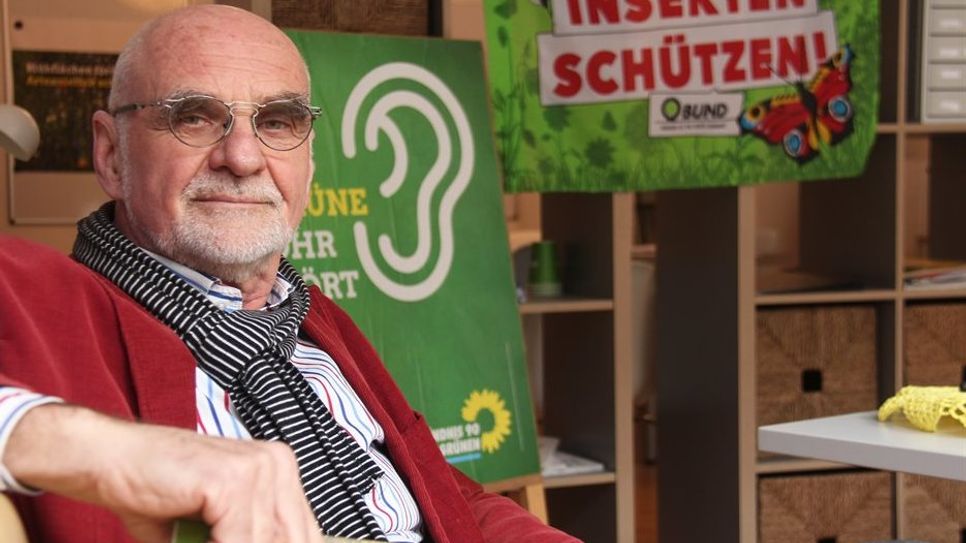 Mut und Visionen: Jörg Fanelli-Falcke plant seine Rückkehr ins Rathaus - als Bürgermeisterkandidat der Grünen.  Foto: jm