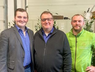 Familienbande: Christopher, Ulf und Marcel Wohlgemuth sind.  Foto: eb