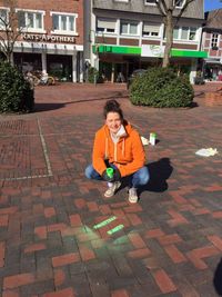 Rebecca Lehr von Pro Familia war auch dabei