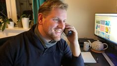 Marc Breitenfeld koordiniert den Fahr- und Begleitdienst.  Foto: eb