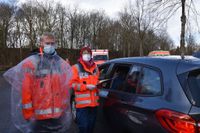 DRK-Mitglieder im Einsatz: Foto: eb