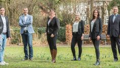 Das neue Vorstandsteam der Sozialdemokraten im Landkreis Rotenburg um Nils Bassen (li.) und Ina Helwig (2. v. re.).  Foto: Sabrina Nagel