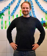 Kai Köhsel ist der einzige männliche Erzieher im Team und Gruppenleiter der Krippen-Ganztagsgruppe „Frösche“