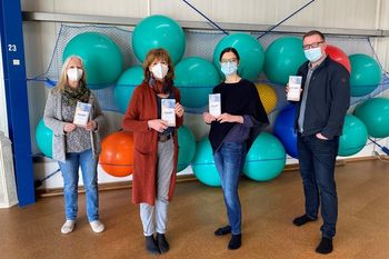 Stehen in den Startlöchern (v.l.n.r.): Angelika von Hollen, Annette Grewe, Carolina Buchholz, Bastian Schwarzlose. Foto: limo