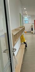 Viel Platz, um in Ruhe die Jacken an- und auszuziehen.