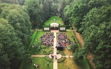 Der Diedrichshof in Worpswede war 2019 Ort des Eröffnungskonzertes des GartenKultur-Musikfestivals.   Foto: Uwe Reuter, Thor Vandersee