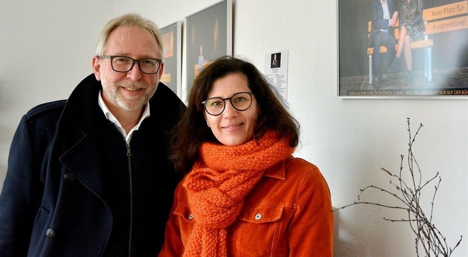 Arne und Karen Suter haben sich für die besondere Foto-Aktion ablichten lassen.