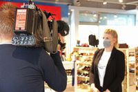 Auch RTL Nord drehte einen Beitrag über das Schuhhaus Steffens