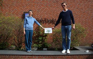 Regine Moll und Kristian Tangermann werben für das Projekt „Stadt, Land, Future“. Interessierte Jugendliche können sich bis zum 31. Mai anmelden.