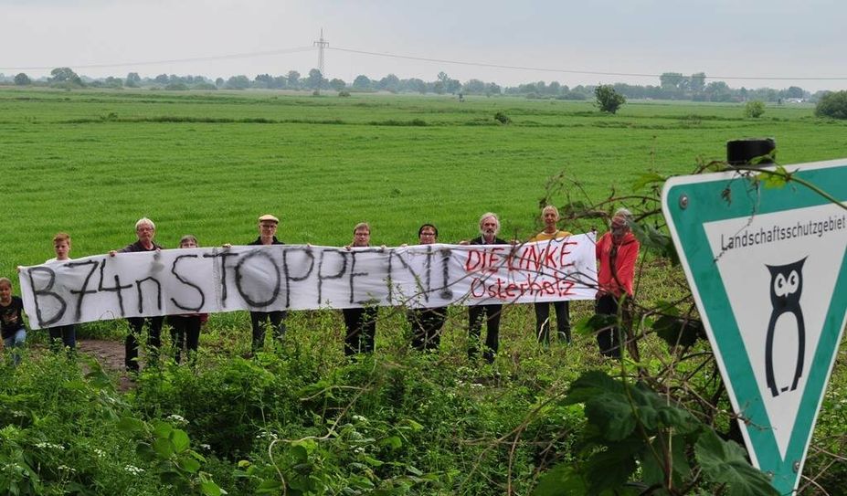 ÖPNV statt A20 und B74n: Die Linke stellt sich gegen die Pläne, die Bundesstraße 74 teilweise neu zu bauen und durch die Hammeniederung zu führen. Foto: eb