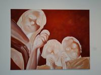 Gisela Eufe: Zwischen Himmel und Erde; Bronze/2021