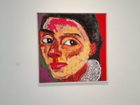 Ivanka Svobodova-Rinke: Paulas Kragen; Digitalprint auf Leinwand/2015-2021
