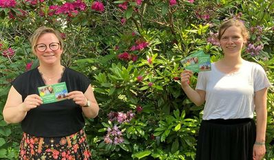 Sarina Alpers (li.)und Janne Meyer freuen sich auf ein tolle gemeinsame Zeit mit Kindern und Jugendlichen aus der Region.