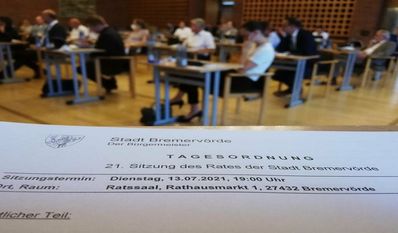 Im Bremervörder Ratssaal fand am Dienstag die letzte Sitzung vor der Sommerpause statt.