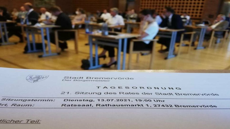 Im Bremervörder Ratssaal fand am Dienstag die letzte Sitzung vor der Sommerpause statt.