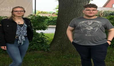 Joy Rosenberg und Lukas Hinz haben gute Chancen auf einen Platz im Kreistag.