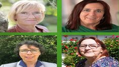 Die grünen Spitzenkandidatinnen bei der Kreistagswahl: Dörte Gedat, Brigitte Neuner-Krämer, Erika Simon und Petra Fiß. Foto: eb
