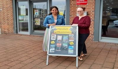 Melanie Blank (li.) und Annika Steffens haben schon viel für die Flutopfer auf die Beine gestellt.