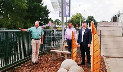 Axel Miesner mit Ulf und Christopher Wohlgemuth.