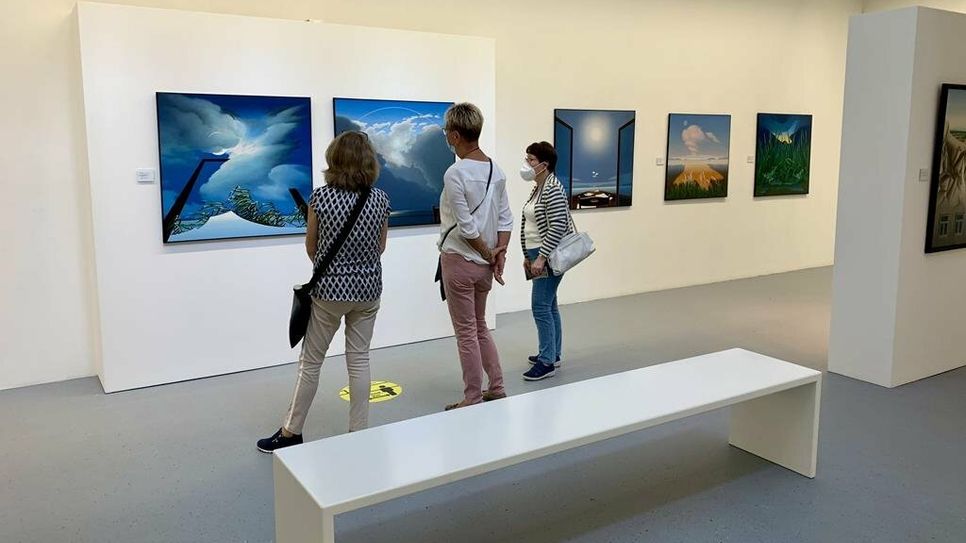 Bis zum 7. November zeigt die Worpsweder Kunsthalle eine Ausstellung mit über 30 Ölgemälden anlässlich des 80. Geburtstags von Frauke Migge. Foto: an