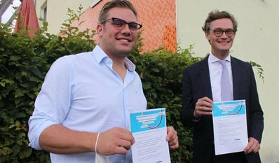 Etwas später als gewohnt, dafür von allen Kandidat:innen mitgetragen: Die Lilienthaler CDU präsentiert ihr Wahlprogramm. Foto: pivo