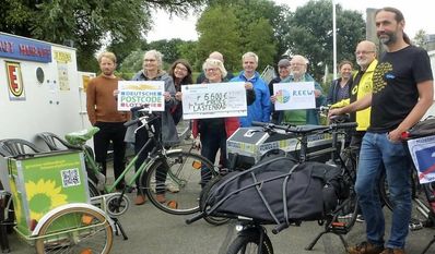 Die Bremervörder Initiative freut sich über 5.600 Euro zur Betreibung eines Lastenrads.