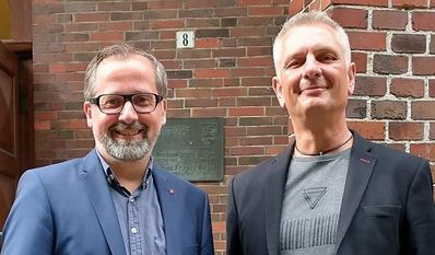 Wollen einen Politikwechsel in Ritterhude: die unterlegenen Bürgermeisterkandidaten Timo Koschnik und Marco Begerow.