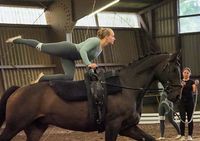 Im Nachwuchs-Einzel holte Merle Harbers Gold.