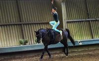 Im L-Einzel freute sich Charlotte auf Mucki ebenfalls über einen 3. Platz