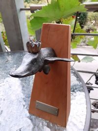 Die Bronze-Skulptur stammt von dem Hemmoorer Mike Behrens und ist jeweils mit 500 Euro Preisgeld dotiert.