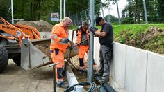 Letzet Arbeiten am Firmenstandort.