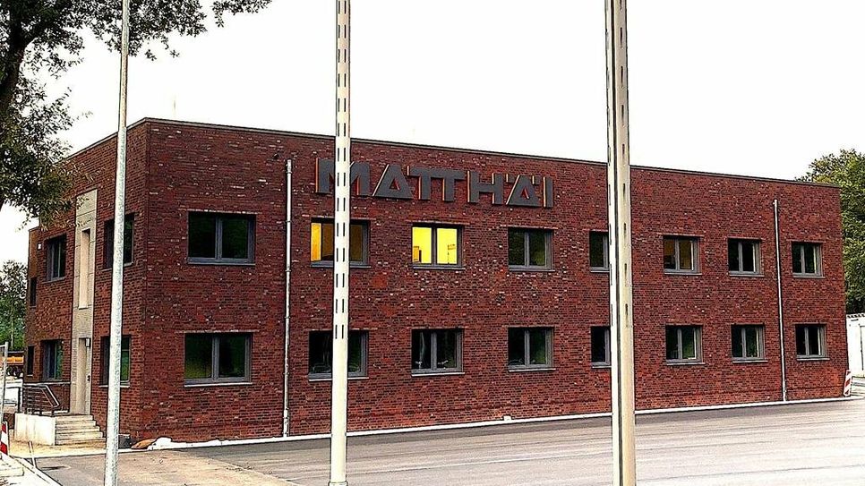 Der neue Firmensitz des Mauunternehmens Matthäi in Bremervörde.