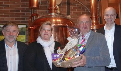 V.l.n.r.: Reinhard Lindenberg, Sonja Brunckhorst, Herbert Ahrens und Walter Lemmermann.