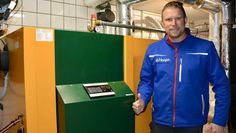 Patrick Hoops hat im Seniorenhus eine Pelletheizung eingebaut, mit der die Heizkosten um die Hälfte reduziert werden.