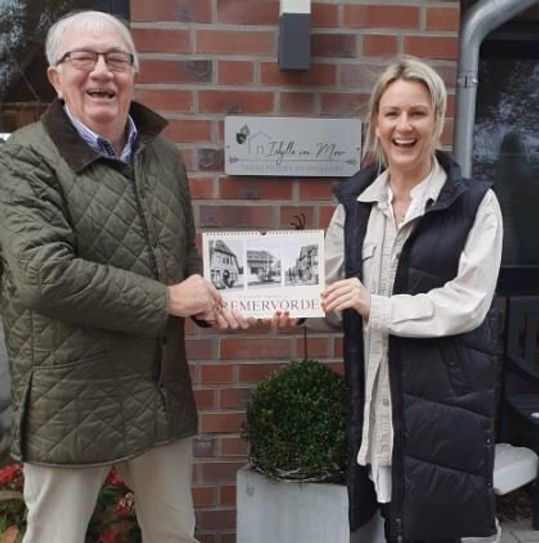 Rainer Brandt mit Wendy Admiraal.