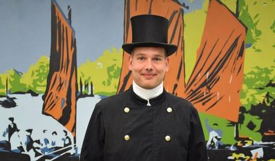 Bastian Kück kehrt künftig u. a. die Schornsteine in Osterholz-Scharmbeck.