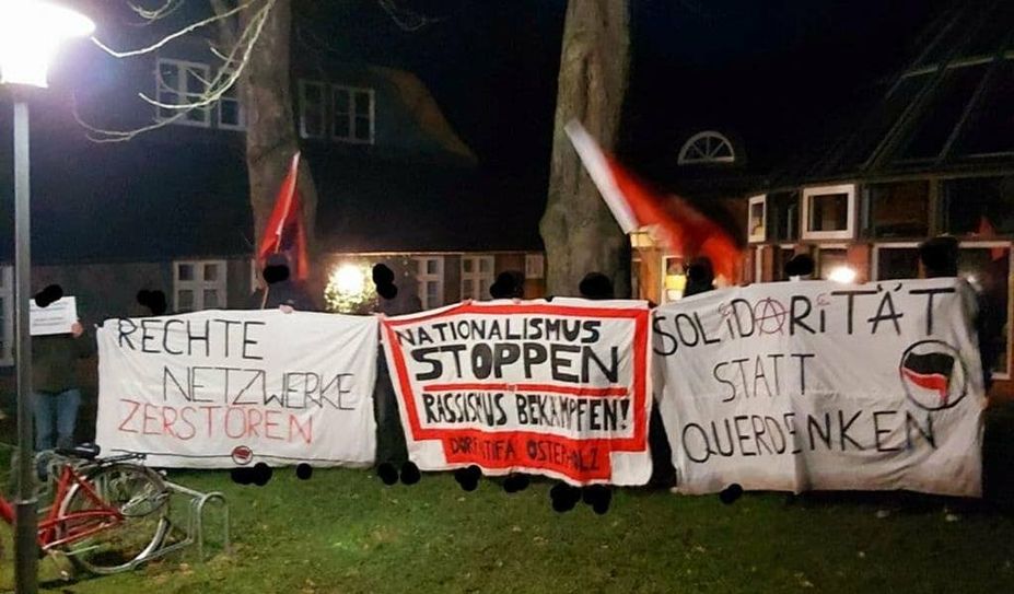 Am vergangenen Montag hat sich ein überparteiliches Bündnis gegen rechts in Worpswede „Querdenkern“ entgegengestellt.
