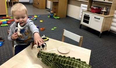 Das Wohlgefühl hat zugeschnappt: Alle Kinder und das gesamte Team der Heilpädagogischen Kita Wirbelwind haben sich schnell in ihrem neuen, vorübergehenden „Kita-Zuhause“ eingelebt.