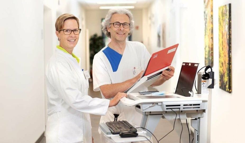 Dr. Vivien Lange und Claus-Henning Schmidt.