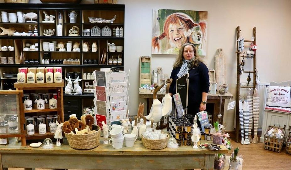 Simone Korn in ihrem Reich der nachhaltig schönen Dinge.