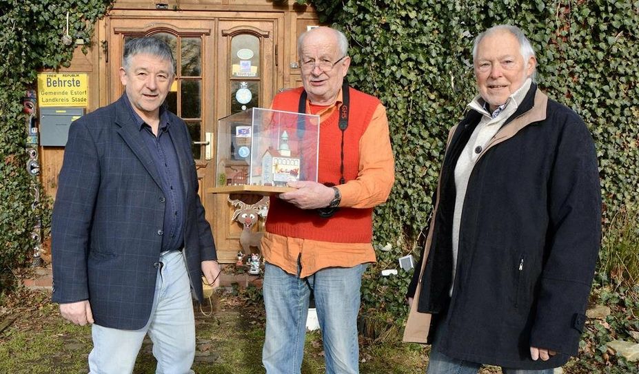 Das Foto zeigt v.l.n.r.: Reinhard Lindenberg, Günter Zint und Karl Lindenberg (aus dem Odenwald zu Besuch).