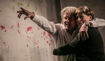 Das ehemalige Paar erzählt aus ihrem gemeinsamen Roman. Foto: Stadeum