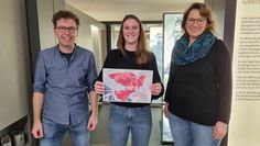 Präsentieren die Werkzeugbox „gewagt“: Michael Freitag-Parey (v. li.), Laura Keiser und Jutta Müller.  Christian Schlüter und Jan Lohrengel waren beim Fototermin verhindert.