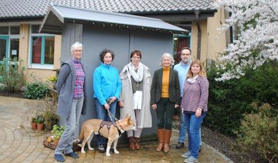 Elsabeth Horlboge (v. li.), Gabriele Heid, Claudia Kiel-Wieber, Amelie Rosenberger, Heinz Bovenschulte und Ute Marquardt berichten von der ehrenamtlichen Hospizarbeit.