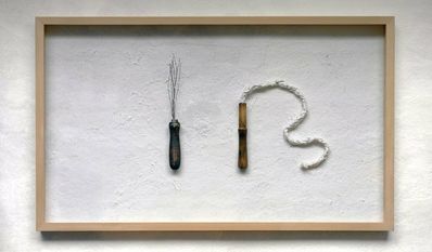 Eines der jüngeren Werke in der Ausstellung stammt aus dem Jahr 2018 und trägt den Titel „Bußwerkzeuge“. Foto: eb