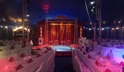 Ein ganz besonderes Ambiente erwartet die Gäste beim Pfingstschlemmerzirkus.