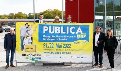 Die Sponsoren und das Team der Stadthalle freuen sich auf den Neustart der Publica am 21. und 22. Mai. Foto: eb