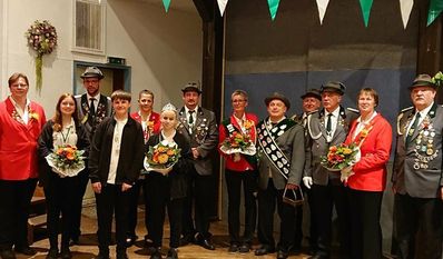 Noch ein Mal wird die amtierende Königsfamilie gebührend während des Schützenfestes 2022 gefeiert. Foto: eb